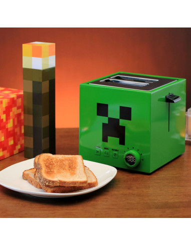 Minecraft Toaster Green Creeper Cube