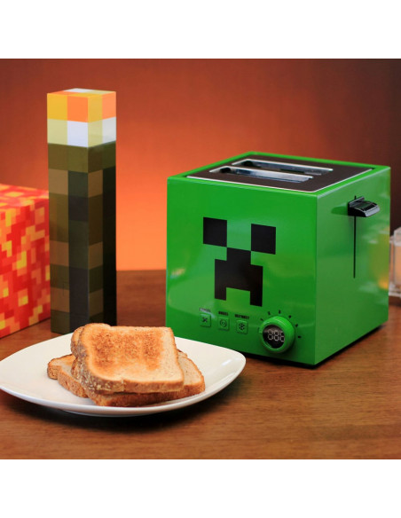 Minecraft Toaster Green Creeper Cube