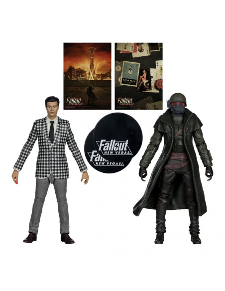 Fallout: New Vegas Statue 2-Pack Riot Ranger Armor & Benny Survivor 18 cm