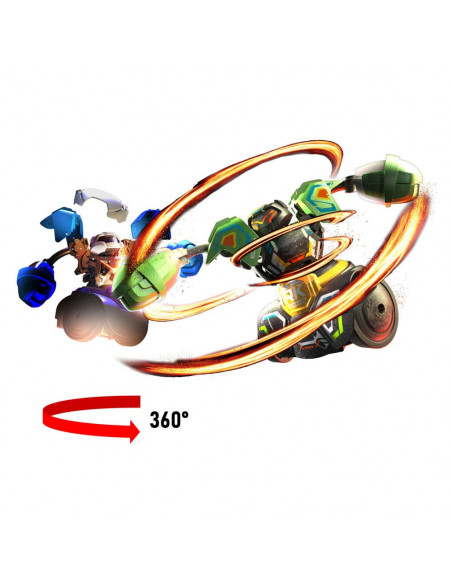 Silverlit Robo Kombat Tornado Remote-Controlled Robots 2er - Set Green/Blue