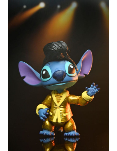 Lilo & Stitch Action Figure Ultimate Gold Suit Elvis Stitch 18 cm