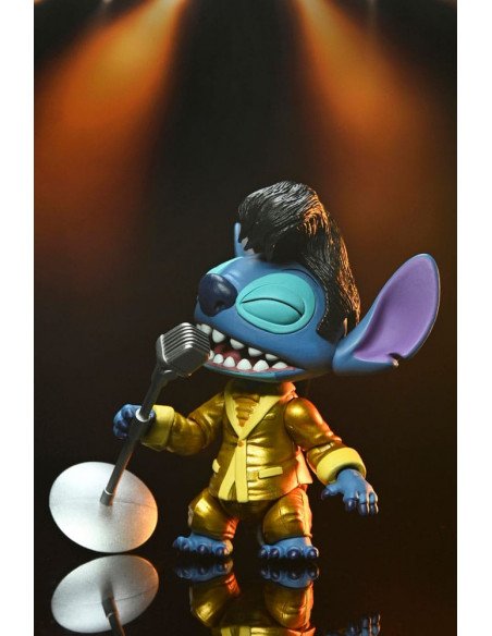 Lilo & Stitch Action Figure Ultimate Gold Suit Elvis Stitch 18 cm