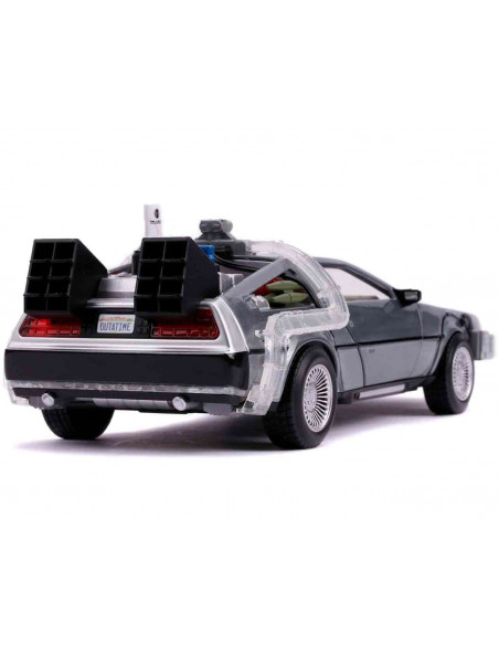 BTTF II DELOREAN DIE CAST 1:24 W LIGHTS
