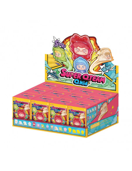 QKid: Super Q. Team Mini Series Blind Box figure 5 cm Display (12)