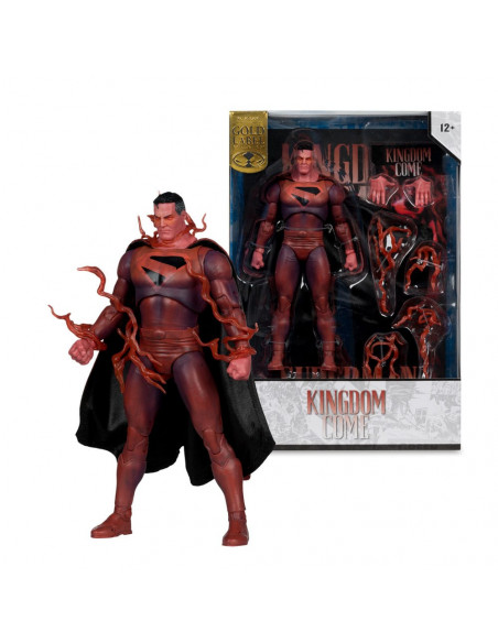 DC Multiverse McFarlane Cover Recreations Action Figure Superman (Kingdom Come) (Gold Label) 18 cm