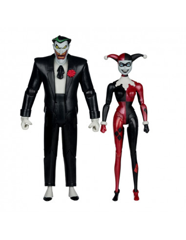 Batman: The Animated Series DC Direct Action Figures Harley Quinn & The Joker (Mad Love) (Gold Label) 18 cm