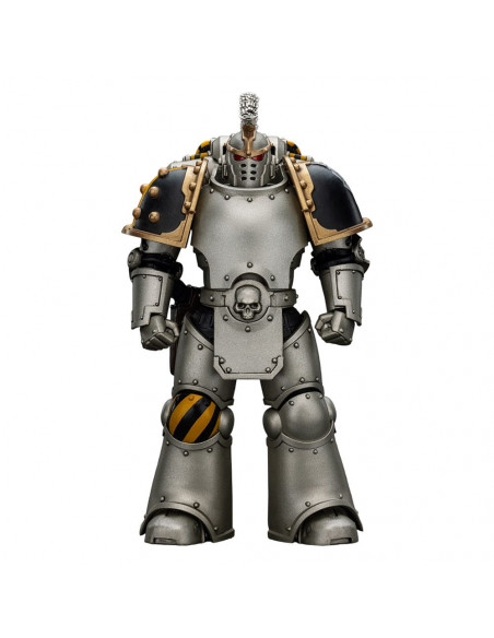 Warhammer The Horus Heresy Action Figure 1/18 lron Warriors Command Squad Chosen with Legion Standard 12 cm