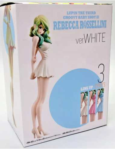 LUPIN III Groovy Bby Shot III Rebecca Rossellini Ver. White Figure Banpresto