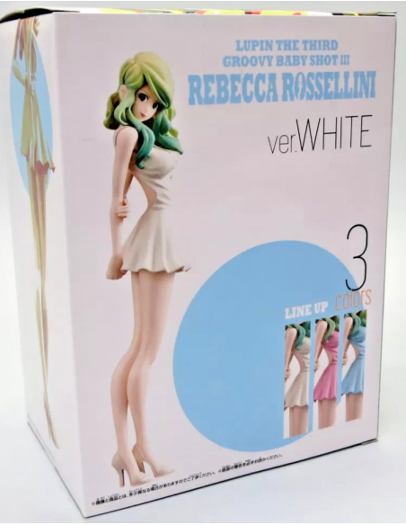 LUPIN III Groovy Bby Shot III Rebecca Rossellini Ver. White Figure Banpresto