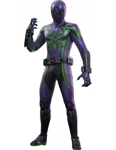Spider-Man MILES MORALES PURPLE REIGN SUIT 1/6 Hot Toys Sideshow Exclusive VGM68