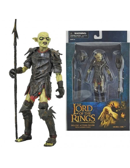 LOTR The Lord Of The Rings MORIA ORC Deluxe Action Figure Diamond RARE