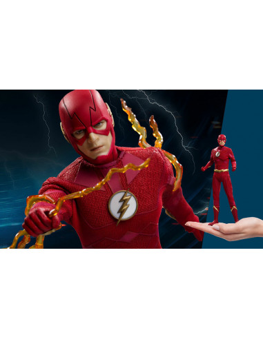 DC The Flash 2.0 Deluxe Action Figure 1:8 Grant Gustin CW Star Ace Sideshow 