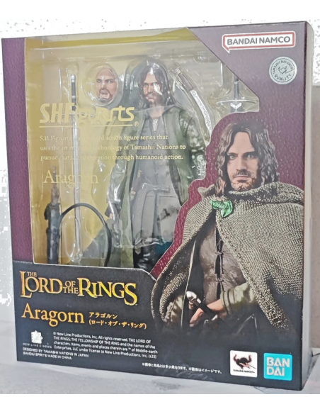 LORD OF THE RINGS Viggo Mortensen as Aragorn S.H. Figuarts Action Figure Bandai