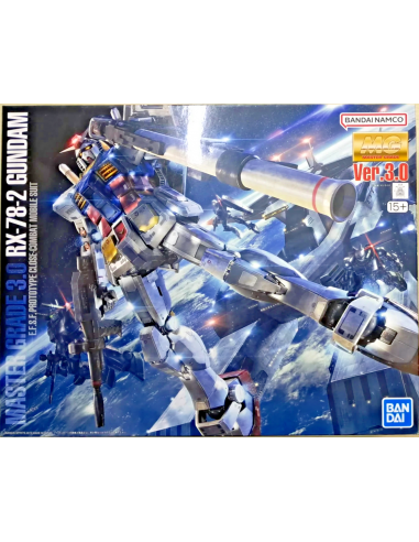 Master Grade MG 1/100 Gundam RX-78-2 New Ver 3.0 Bandai Gunpla Plastic Model Kit