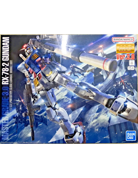 Master Grade MG 1/100 Gundam RX-78-2 New Ver 3.0 Bandai Gunpla Plastic Model Kit