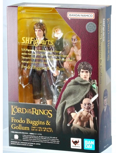 LORD OF THE RINGS Frodo Baggins & Gollum S.H. Figuarts Action Figure Bandai