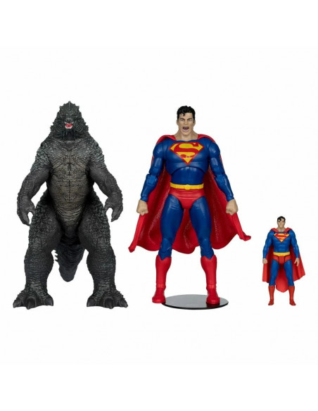 DC COMICS Justice League Superman vs Godzilla Action Figure In Box McFarlane Toy