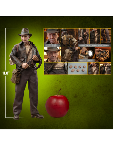 INDIANA JONES and the Dial of Destiny Harrison Ford Hot Toys Sideshow MMS716