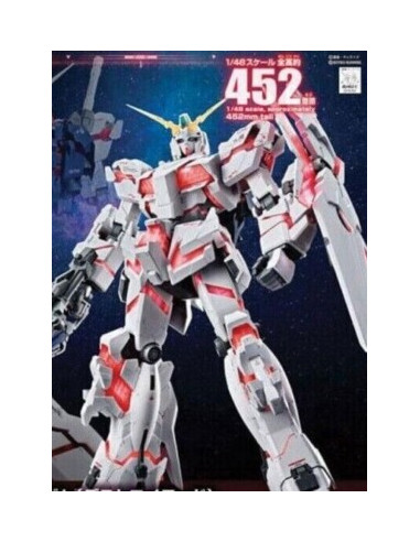 Gundam Unicorn Destroy Mode 1/48 Mega Size Model Kit Montaggio Gunpla Bandai