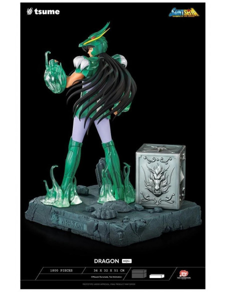 Saint Seiya Dragon Shiryu HQS+ 1/4 Cavalieri dello zodiaco Bronze Statue Tsume