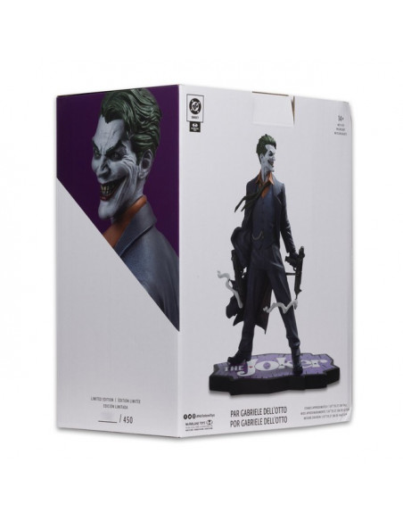 The Joker Purple Craze Gabriele Dell'Otto Statue Dc Batman Comics Mcfarlane Toys