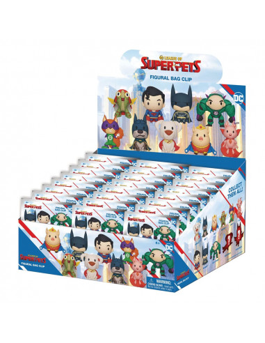 DC Super Pets 3D PVC Bag Clips Series 1 Display (24)
