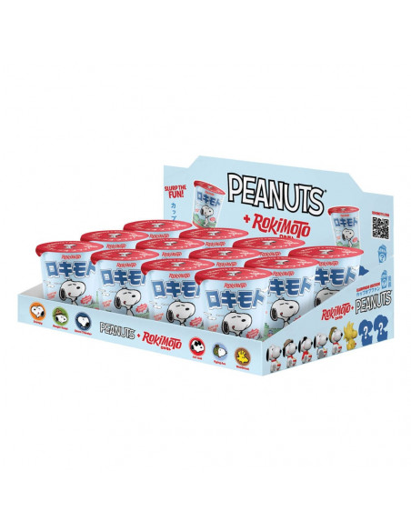 Peanuts + Rokimoto Blind Box Figures 10 cm Display (12)