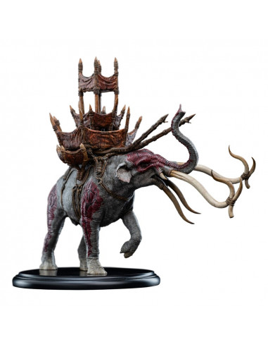 Lord of the Rings Mini Statue Mumak in Battle 17 cm