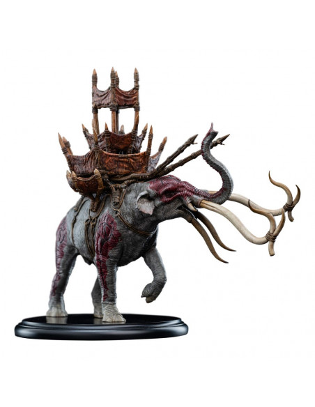 Lord of the Rings Mini Statue Mumak in Battle 17 cm