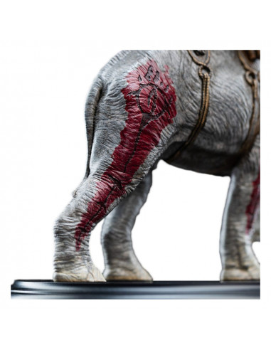 Lord of the Rings Mini Statue Mumak in Battle 17 cm