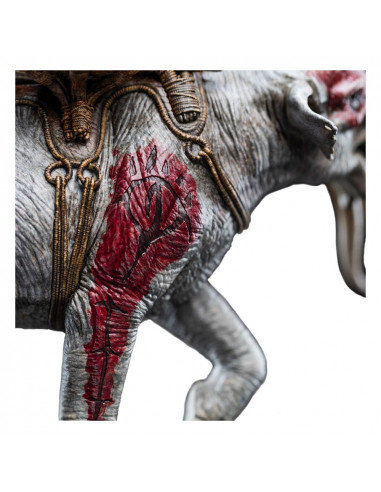 Lord of the Rings Mini Statue Mumak in Battle 17 cm