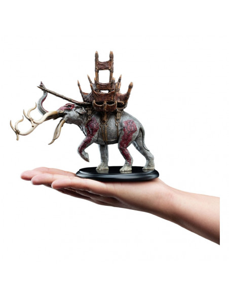 Lord of the Rings Mini Statue Mumak in Battle 17 cm