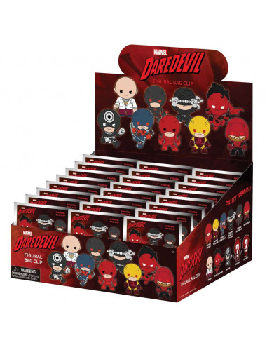 DAREDEVIL BAG CLIP BLIND BOX DISPLAY(24