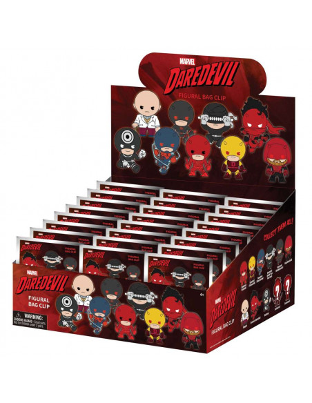 DAREDEVIL BAG CLIP BLIND BOX DISPLAY(24