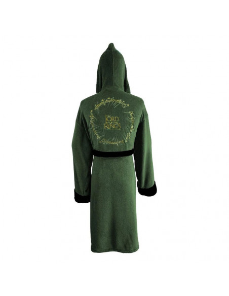 Lord of the Rings Fleece Bathrobe Elven Green & Gold