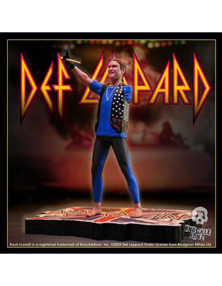 Def Leppard Rock Iconz Statue Rick Allen 24 cm