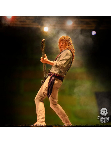 Def Leppard Rock Iconz Statue Rick Savage 24 cm