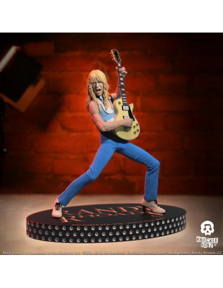Randy Rhoads IV Rock Iconz Statue The Early Years Blue Version 24 cm