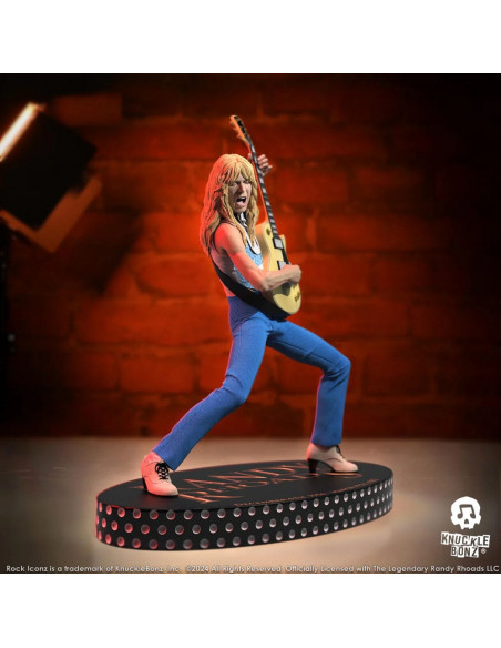 Randy Rhoads IV Rock Iconz Statue The Early Years Blue Version 24 cm