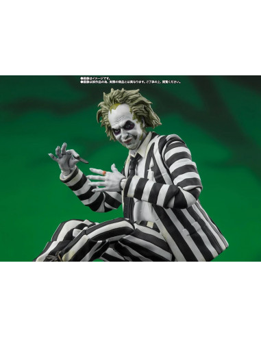 Michael Keaton Beetlejuice Action Figure S.H. Figuarts Bandai Tamashii Brown Box