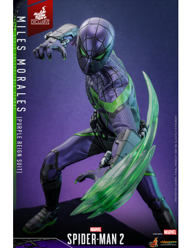 Spider-Man MILES MORALES PURPLE REIGN SUIT 1/6 Hot Toys Sideshow Exclusive VGM68