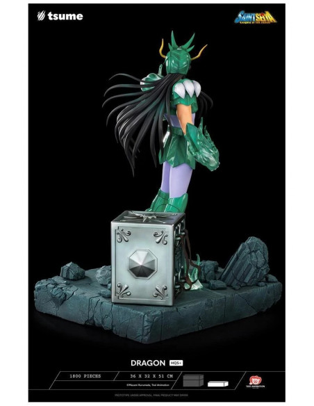Saint Seiya Dragon Shiryu HQS+ 1/4 Cavalieri dello zodiaco Bronze Statue Tsume