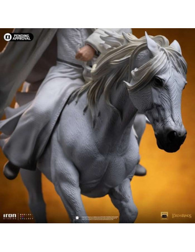 Lord of the Rings GANDALF the white on shadowfax CCXP Exclusive Iron Studios