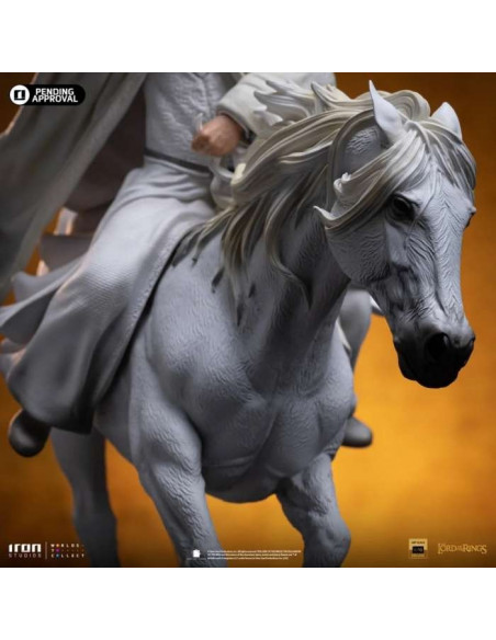 Lord of the Rings GANDALF the white on shadowfax CCXP Exclusive Iron Studios