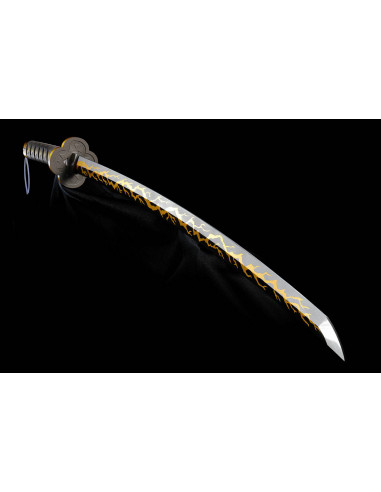 Demon Slayer Zenitsu Agatsuma Proplica Replica 1/1 Nichirin Sword Bandai Tamashi