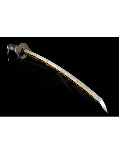 Demon Slayer Zenitsu Agatsuma Proplica Replica 1/1 Nichirin Sword Bandai Tamashi