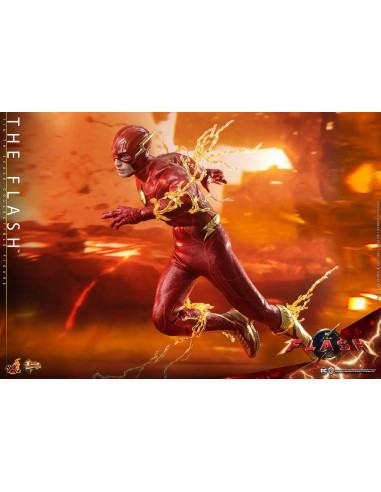 DC THE FLASH Ezra Miller as Barry Allen Action Figure Hot Toys Sideshow MMS713