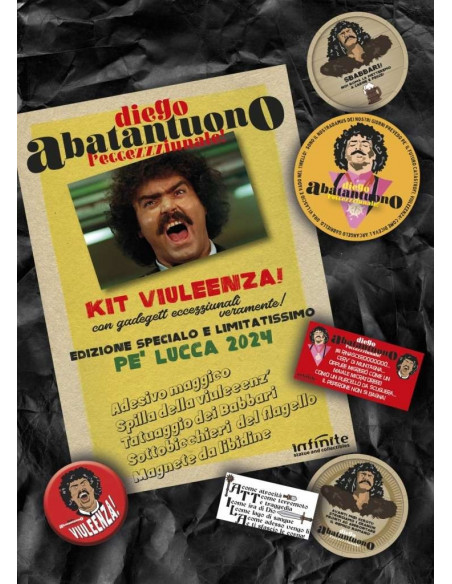 DIEGO ABATANTUONO Set Completo 4 Figure + KIT VIULEENZA cinemini Infinite Statue