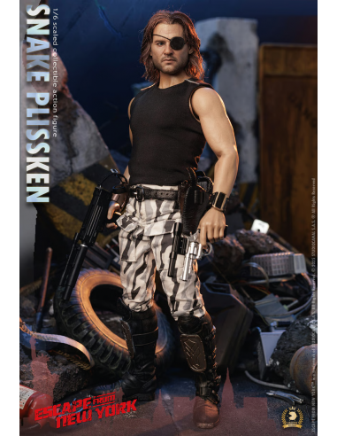Escape from New York Kurt Russell Snake Plissken Real Hair Ver. Asmus Sideshow