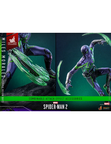 Spider-Man MILES MORALES PURPLE REIGN SUIT 1/6 Hot Toys Sideshow Exclusive VGM68